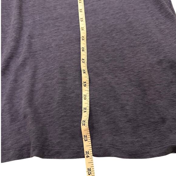 Maje Turan Lace Inserts Linen T-Shirt Light Blue Periwinkle, size 1 (Small) - Picture 4 of 5